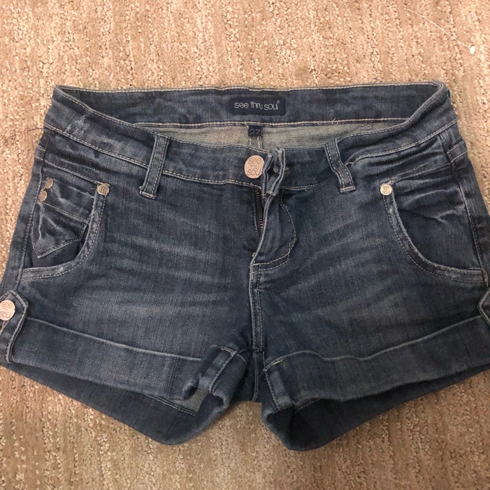 See through soul shorts